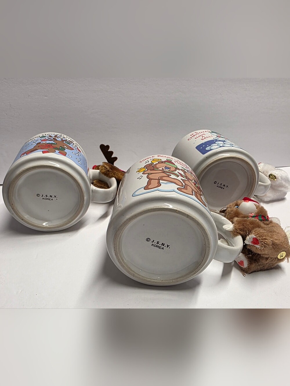 3 Vintage 80s JSNY Christmas Mug & Clip-On Pal Gift Set. With Original Boxes - Picture 6 of 10